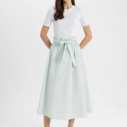 DeFacto Pure Cotton A-Line Skirt image 2