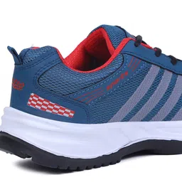 ASIAN Men Turquoise Blue Mesh Running Shoes image 2