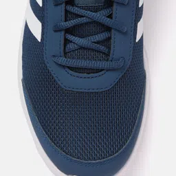 ADIDAS Men Navy Blue & White Woven Design Vertago Running Shoes image 5
