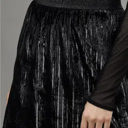 CENTRESTAGE Self Design A-Line Mini Skirt image 4