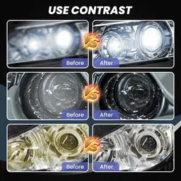 arxtro DIY Automobile Car & Bike Headlight Lens (Buy 2 Get 1 Free) Headlight Cleaning Kit image 3