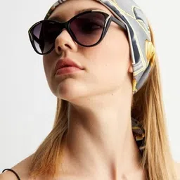 artrue UV Protection, Gradient, Night Vision Butterfly, Cat-eye Sunglasses (55) image 3