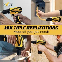 nth XLNT 2 X 12v Batteries With Variable Speed Control & 24pcs Accessories Tool Kit Cordless Drill image 3