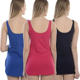 digsel cottons Women Multicolor Petticoat Slip image 2