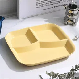 sugaalsu Great for Meal Prep and Balanced Dinners - Simple and Practical Divided Food_N Sectioned Plate image 4