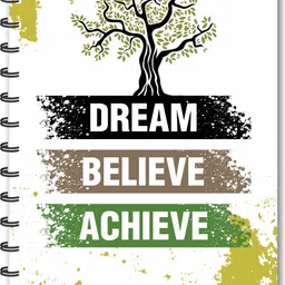 escaper Dream Believe Achieve Tree Theme (Ruled) Designer Diary, Designer Notebook , Notepad A5 Diary Ruled 160 Pages-picture-22