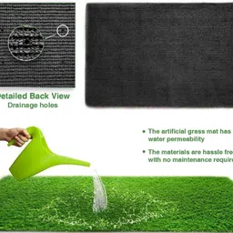 comfy home Artificial Grass Door Mat image 4