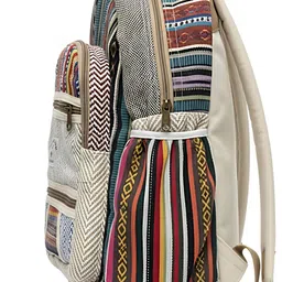kraiko Medium 25 L Laptop Backpack Ethnic Handcrafted Boho Backpack image 2