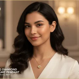 arzu The Everglow Romance Pendant Gold-plated Zircon Stainless Steel Pendant image 2