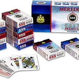 gulabsons MERIDIAN GOLD PREMIUM PAPER PLAYING CARDS (RUMMY CARDS) (12 PCS) image 1