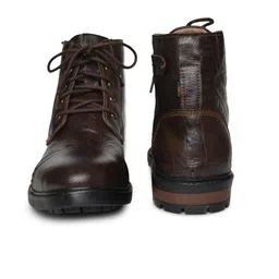 Buckaroo Men Apachee Textured Leather Mid-Top Biker Boots image 2