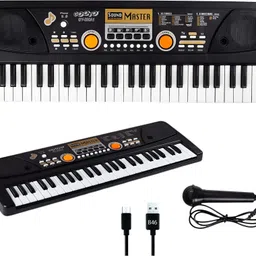 49-Keys Musical Keyboard Piano with Mic for Kids Analog Portable Keyboard_A559-image-48