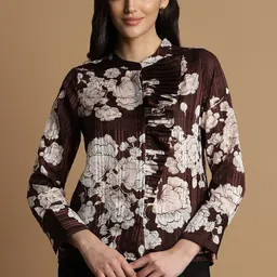 allen solly Women Regular Fit Printed Casual Shirt-picture-11