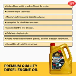 auto pickup Premium Quality Diesel Engine Oil 15W40 CF-4 3.5 ltr Dynamic Plus & High-Mileage Engine Oil image 3