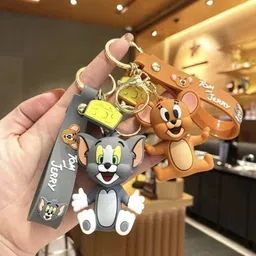 ohzen Tom and jerry imported rubber keychain heigh quality keychains_J800 Key Chain-picture-11