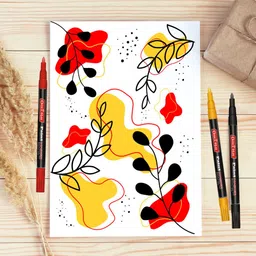 soni officemate Fine Tip Paint Markers Pen image 5