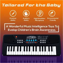 kidzblend 37 Key Piano Keyboard Toy with Recording and Mic and Adapter for Power image 3