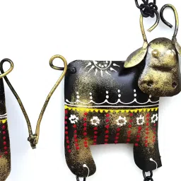 art house Welcome Multicolour Metal Wall Art image 4