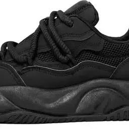 woakers Black Casual Sneakers For Men Sneakers For Men image 2