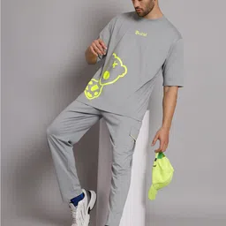 GRIFFEL Graphic Printed Pure Cotton Tracksuits image 3