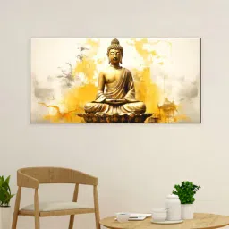 nestroots Canvas Framed Buddha on Vibrant Wall Painting-picture-29