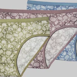 zivosis Pack of 3 Women Bikini Multicolor Panty image 1
