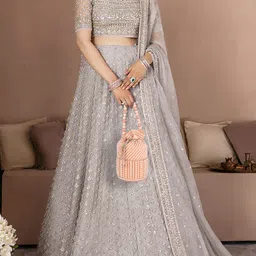 falcon bag Girls Beige Potli image 5