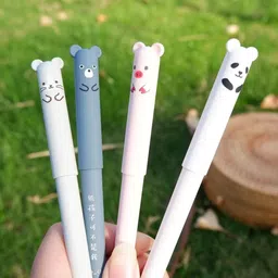 sunita enterprises Cute Cartoon Animal Gel Blue Ink Pen Set – Smooth Writing 0.35mm Fine Tip Pens Gel Pen-picture-10