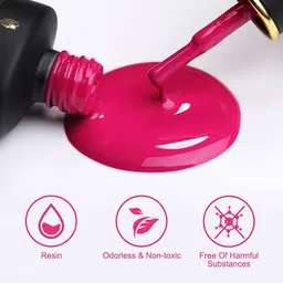 BORN PRETTY Black Spar Series Glossy UV LED Gel Nail Enamel 10ml- Shade BP124 image 4