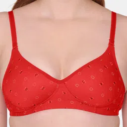 KOMLI Pack of 3 Graphic Printed Full Coverage Lightly Padded T-shirt Bra-All Day Comfort image 4