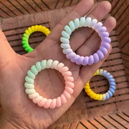 Radhya Accessories Women Set of 5 Ponytail Holders image 4