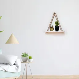 VAH Kya Bat Hai !! Wooden Floating Wall Shelf image 4