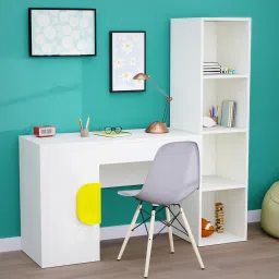 boingg! - a happy start Joy Ride Study Table In White Colour image 1