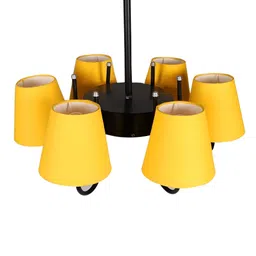 Devansh Yellow Iron Quirky Ceiling Lamp image 2