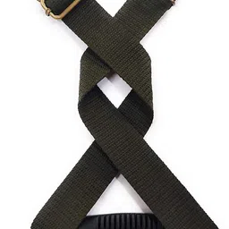 START NOW Gun Belt, Hand-Made, Made up of Cotton, a Buckle Used for Easy Attachment and a Fully Rubberized Gripper for a Perfect Grip. (Military Green) Strap image 3
