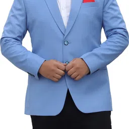 aljaami Men Solid Single Breasted Casual Blazer-picture-19