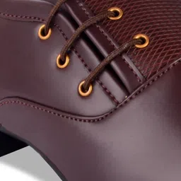 aadi Men Textured Comfort-Fit Formal Oxfords image 3