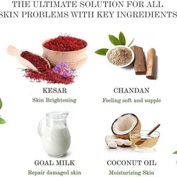 verellis Magic Soap Tan Removal Original Chandan & Kesar Bath Soap image 2