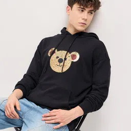 the bear house Men Full Sleeve Graphic Print Hooded Sweatshirt-picture-23