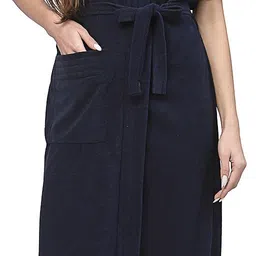 Navy Free Size Bath Robe-image-70