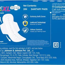 stayfree Secure XL Cottony Cover Sanitary Pad image 2