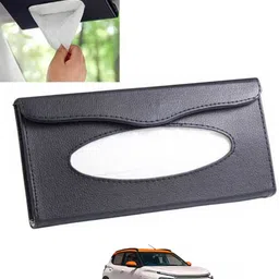 ccmm Universal Leatherite Black Rectangle Tissue Paper Box/Dispencer For Car-43 Vehicle Tissue Dispenser-picture-28