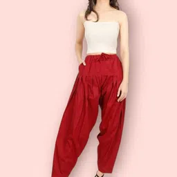 atriyo Pure Cotton Solid Women ["Maroon"] Salwar image 4