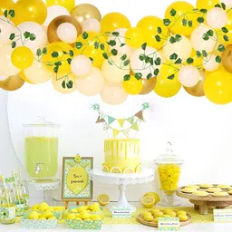 r g accessories Solid Sunflower theme balloon garland kit 81pcs for birthday, wedding, engagement Balloon image 5