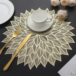 relook industries Round Pack of 6 Table Placemat-picture-17