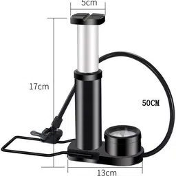 athibung Air Tyre Inflator with Pressure Gauge for Car Tyres Bicycle Bicycle, Car, Ball, Football Pump Pump-picture-25