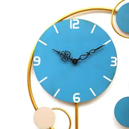 amaya decors Green & Gold Pendulam Clock image 5