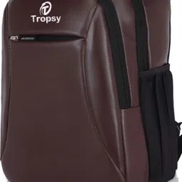 tropsy Medium 30 L Laptop Backpack Medium 30L laptop backpack for men pure leather school/college/office(brown) image 4