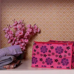 PRAHAN INTERNATIONAL Soiled Garment Bag , Apparel Storage, Appliance Covers QWS105 for Sarees Cloths Polyester Laundry Bag image 4