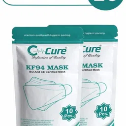 c-cure KF94 Mask for Adult, 4 Layer Filtration, Comfortable Ear loops, Breathable CCKF94FM-20G Reusable-picture-13